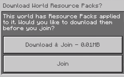 Download Minecraft resource pack