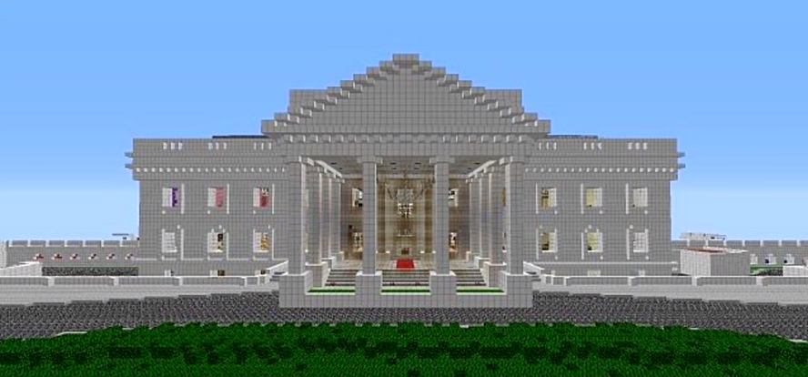 White House in Minecraft