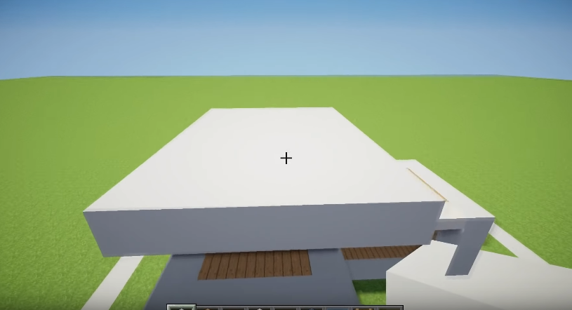 How to build roof top of minecraft house