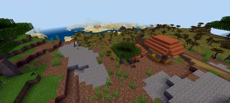 Epic Savanna Village Minecraft