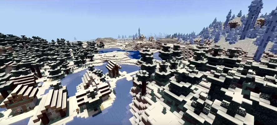 Minecraft PE Seeds - Ice Village