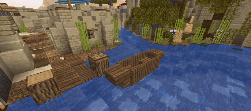 tiny river -Ideas to build in Minecraft