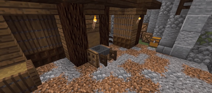 Ideas to build in Minecraft - small hand cart