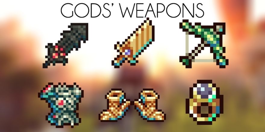 Gods weapon mod - Minecraft weapons and gun mods