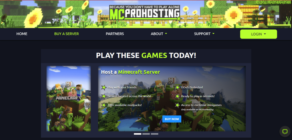 MC pro hosting minecraft server hosting