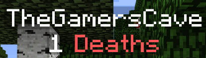 Death Counter in Minecraft
