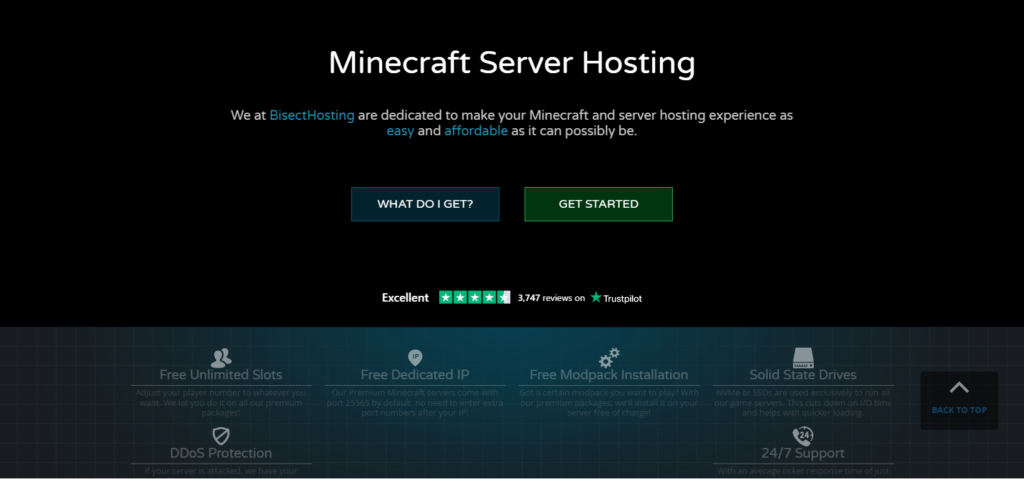bisect minecraft server hosting