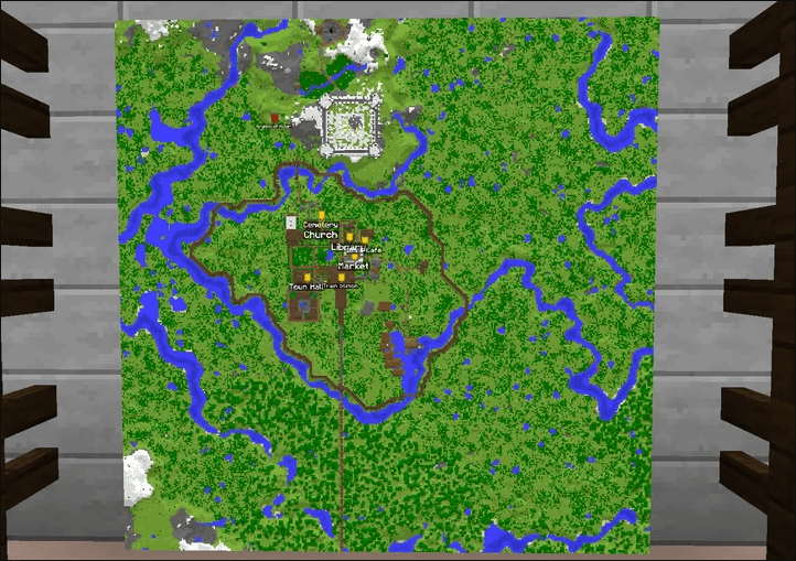 full map of minecraft