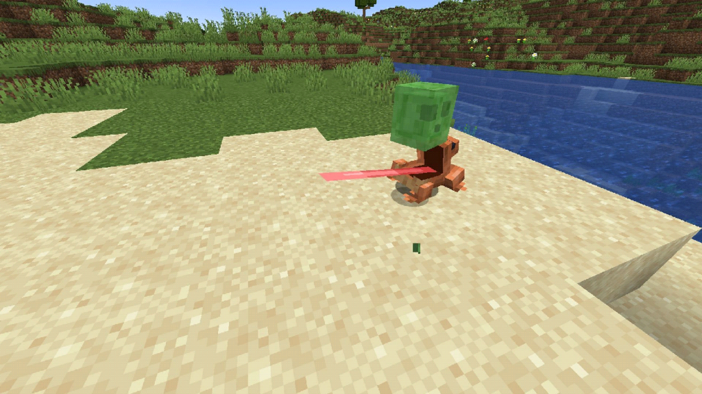What frogs do in Minecraft