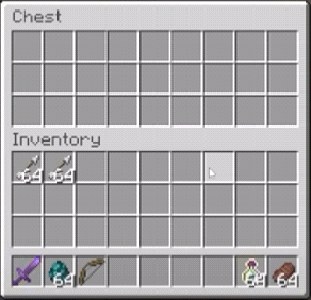 inventory in Minecraft