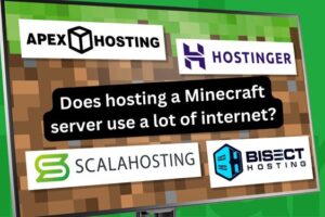 Does Hosting a Minecraft Server use a lot of Internet