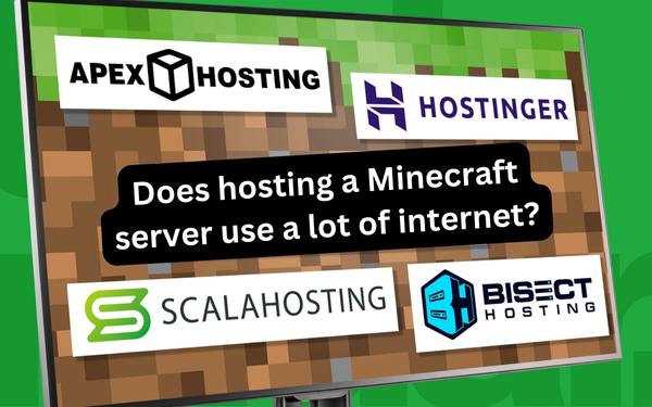 Does hosting a Minecraft server use a lot of internet